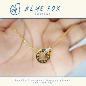 ⭐️HOST PICK⭐️ *NEW* 18K Gold Plated Stainless Steel - Eternity Pendant  (GOLD)